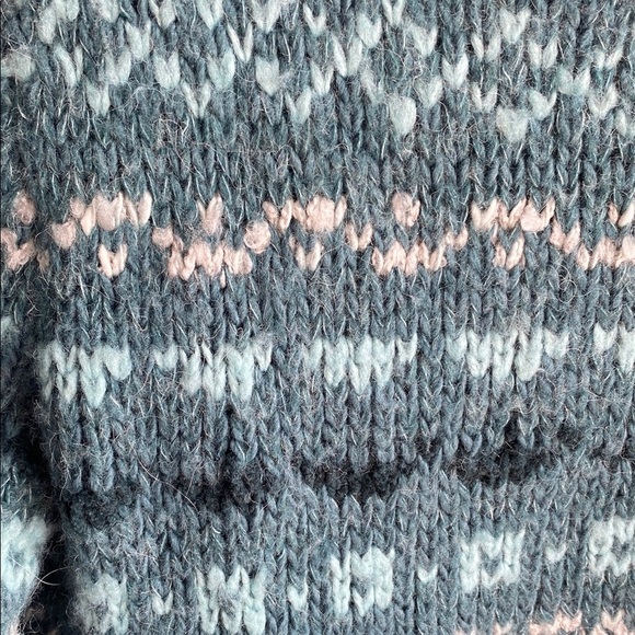 Free People Blue and White Crew Neck Sweater - Picture 3 of 6